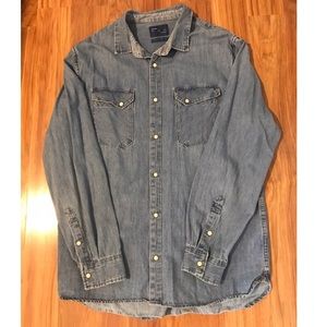 Zara Denim Shirt For Men